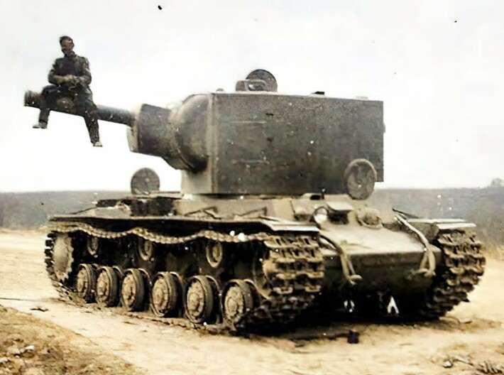 Tank - KV-2 - size Large 3d printed 