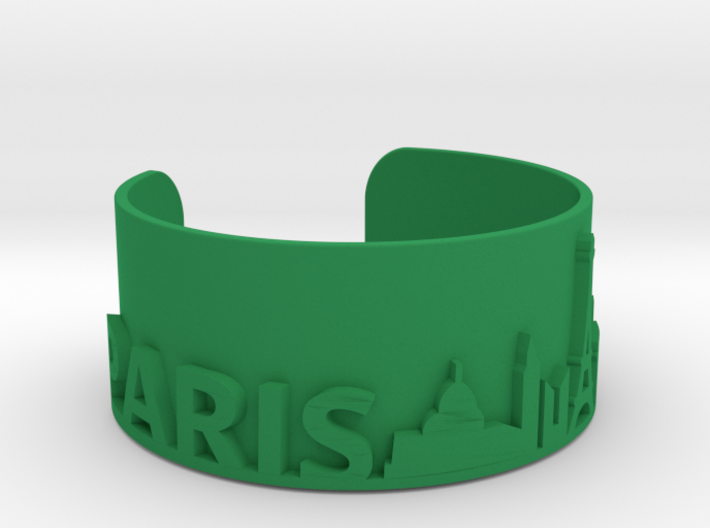 Paris Skyline Bracelet 3d printed