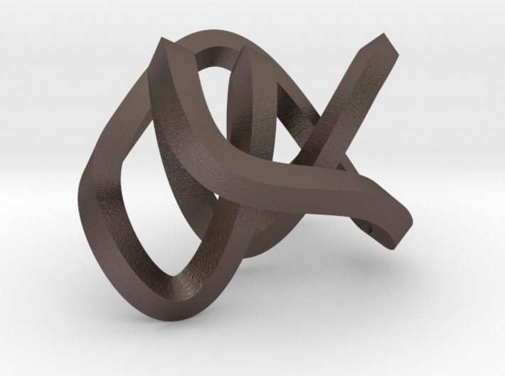 small mobius figure 8 knot 3d printed