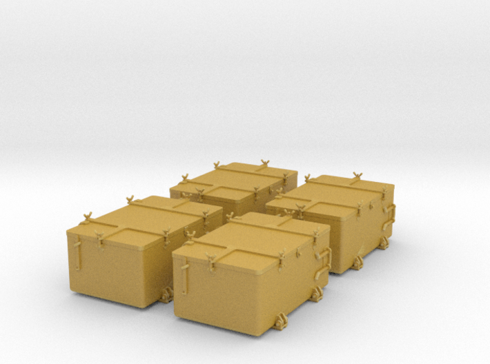 1/48 IJN Ammo Box 25mm Double Set 4 Units 3d printed