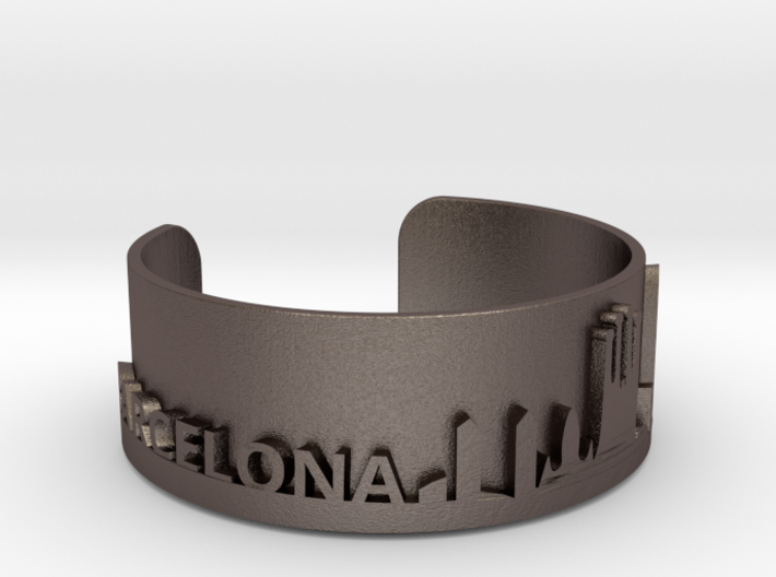 Barcellona Skyline Ring 3d printed