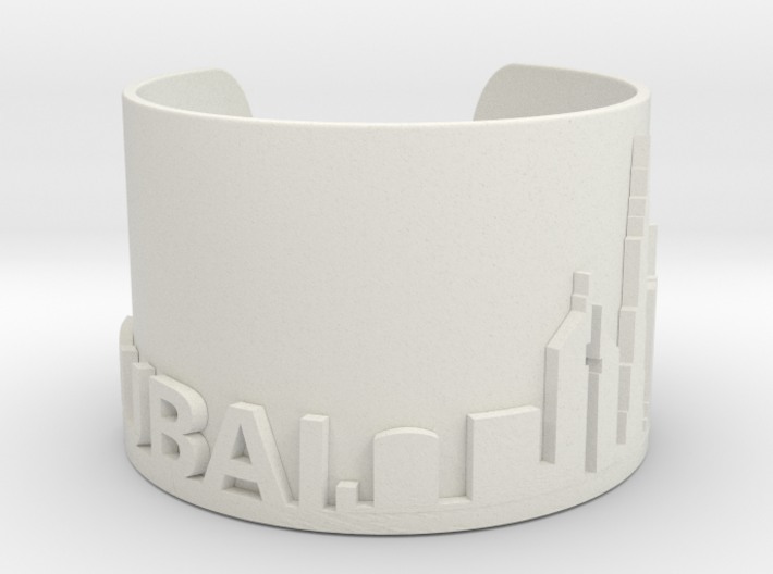 Dubai Skyline Ring 3d printed