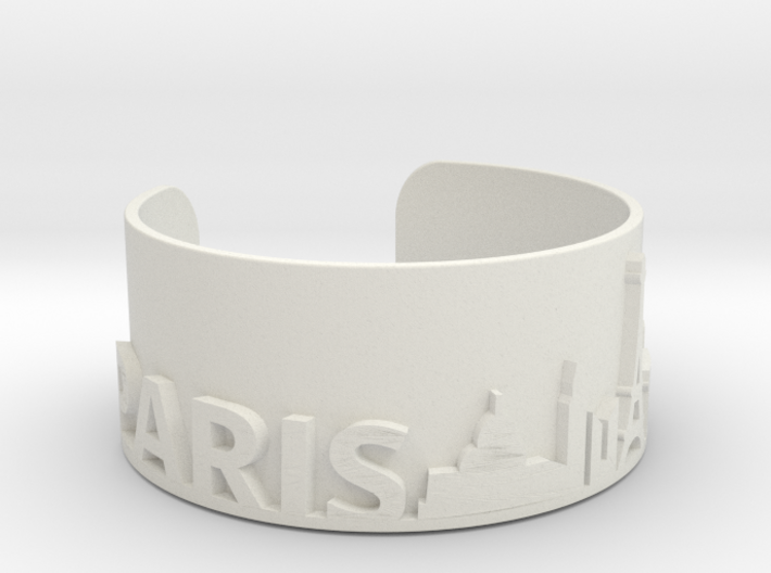 Paris Skyline Ring 3d printed