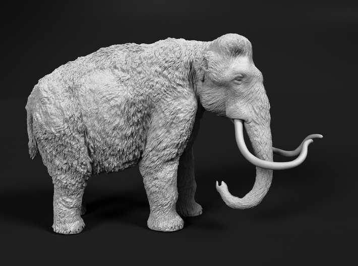 Woolly Mammoth 1:48 Standing Female 3d printed 