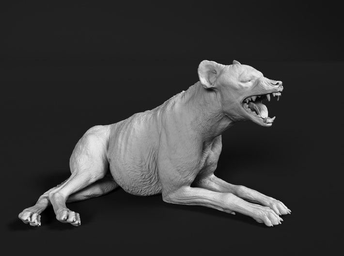 Spotted Hyena 1:72 Lying Male 3d printed 