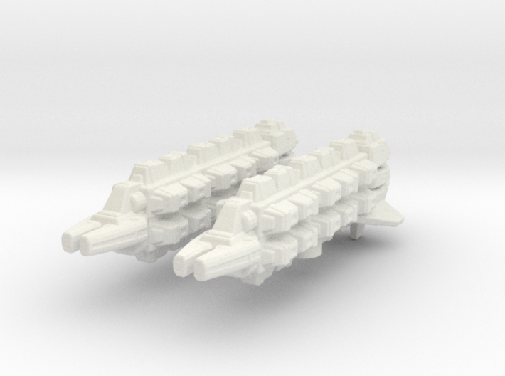 Cardassian Military Freighter 1/7000 AW x2 3d printed
