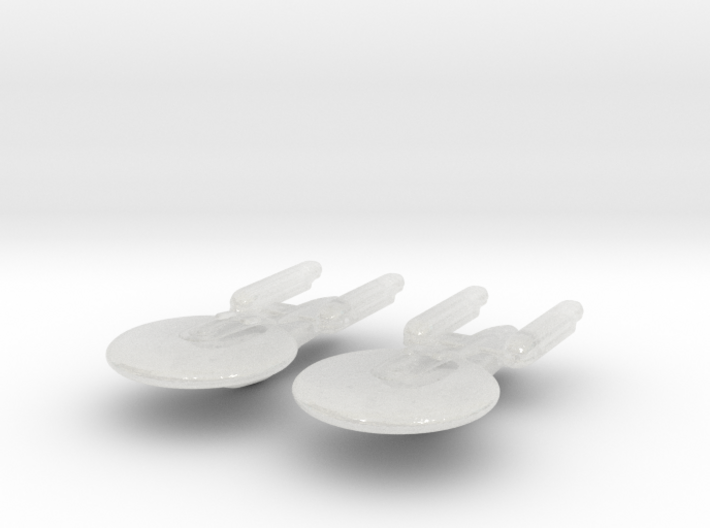 Excelsior Study II (2 nacelles) 1/20000 x2 3d printed