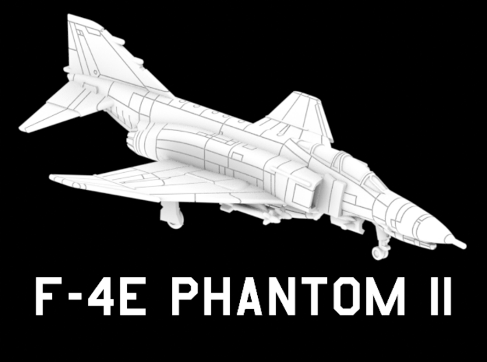 F-4E Phantom II (Loaded) 3d printed