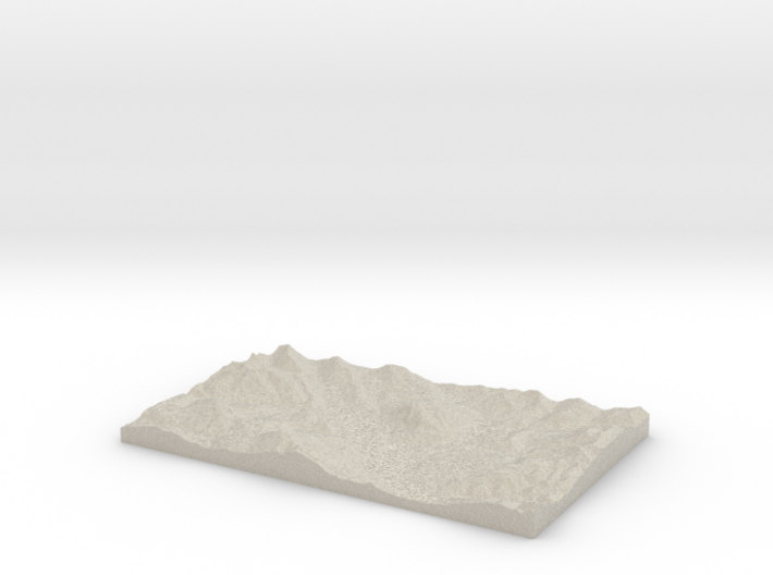 Model of Lake Grant 3d printed