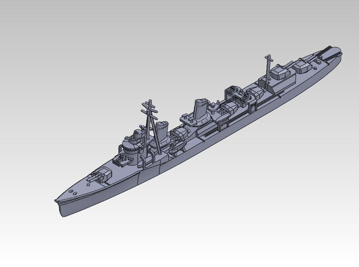 1/1250 Ayanami class destroyer 3d printed