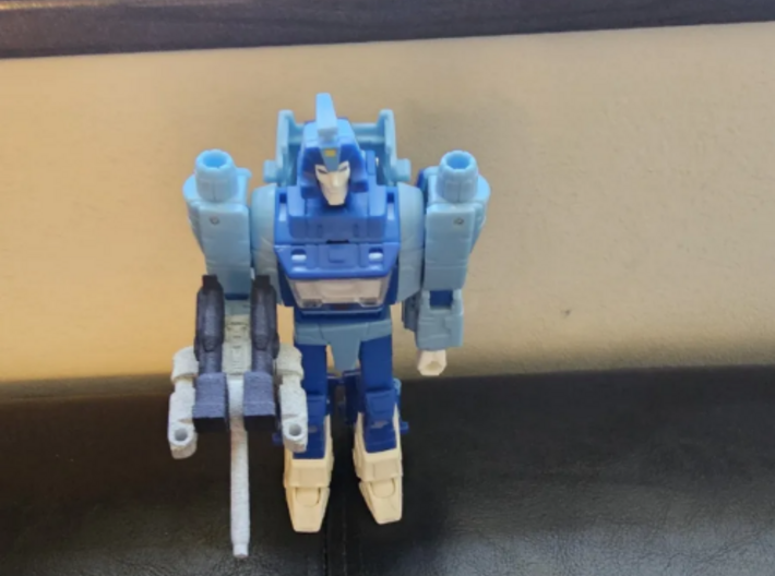 Firebolt Haywire Recoil RoGunners 3d printed Blurr and Haywire