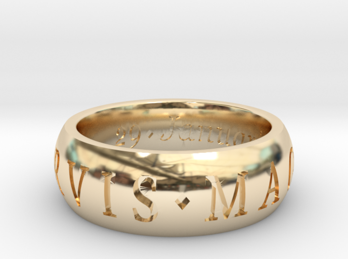 Sir Francis Drake Ring 3d printed