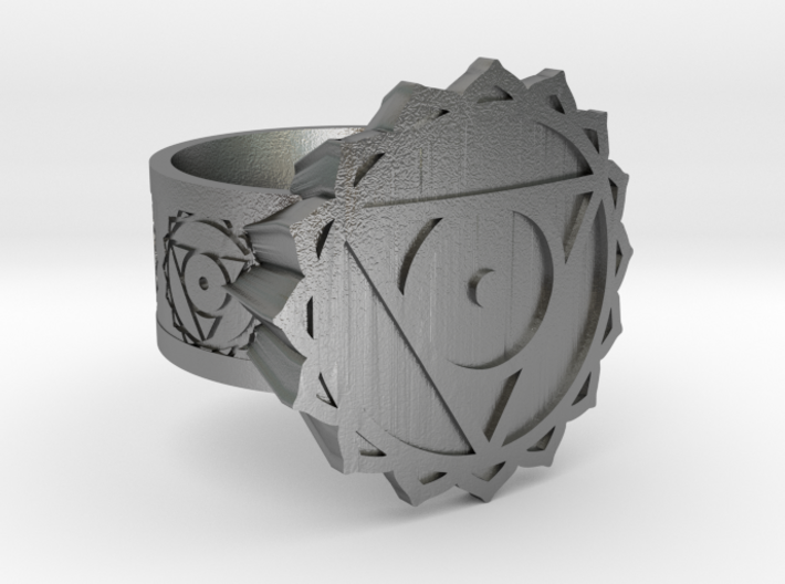 Vishuddha Ring 3d printed