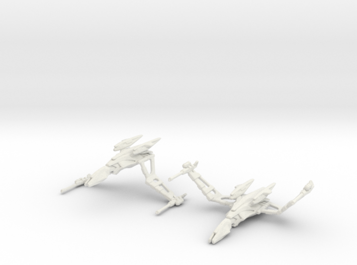 Klingon HoH'SuS Class (STO) 1/7000 Attack Wing x2 3d printed