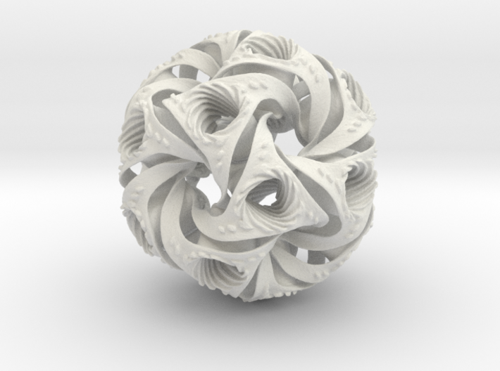Swirly Wirly Math Art 3d printed