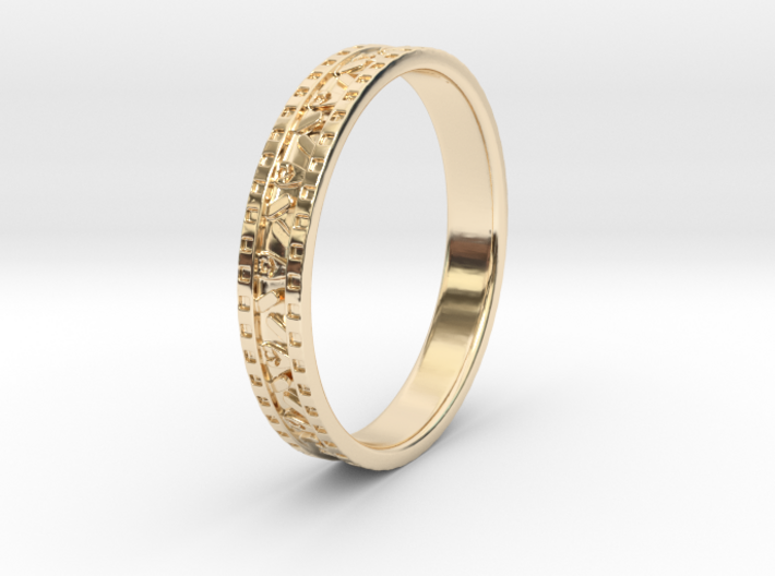 Wedding Band Jewellery Ring RWJSP1 3d printed
