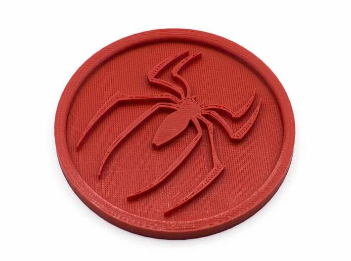 Marvel - Spiderman logo 3d printed 