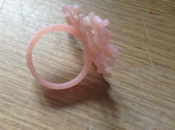 Seaweed Ring 3d printed 