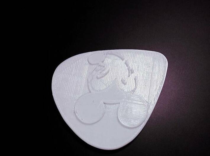 mickey mouse guitar pick 3d printed 