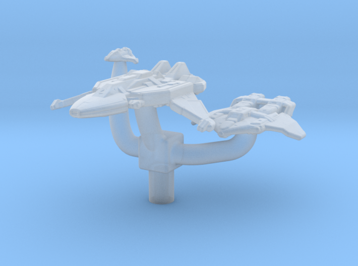 Maquis Ships 1/1400 Attack Wing Squad 3d printed 