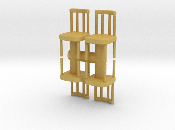 Antique Chair (x4) 1/48 3d printed