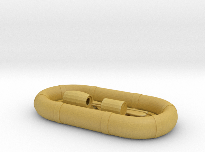 Best Detail 1/24 USN Life Raft Oval SET 3d printed