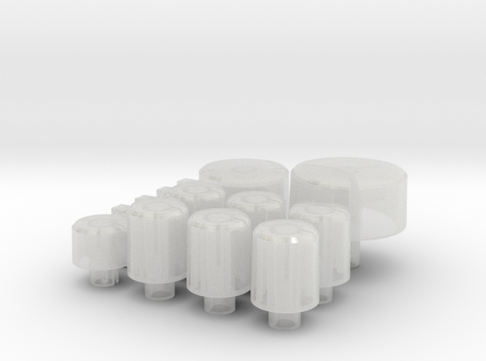 Conion C100 replacement knobs (set) loose 3d printed