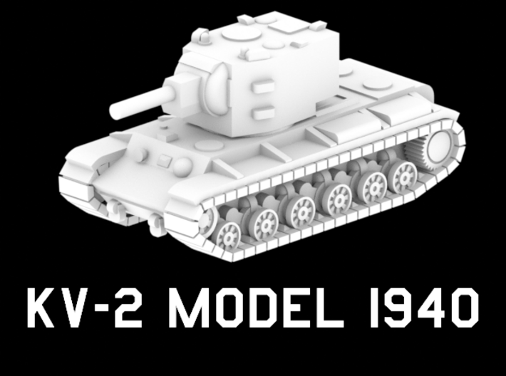 KV-2 Model 1940 3d printed