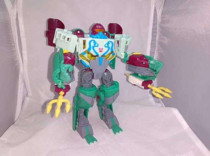 Octopunch BotCon Trident Missile Transformers 3d printed 