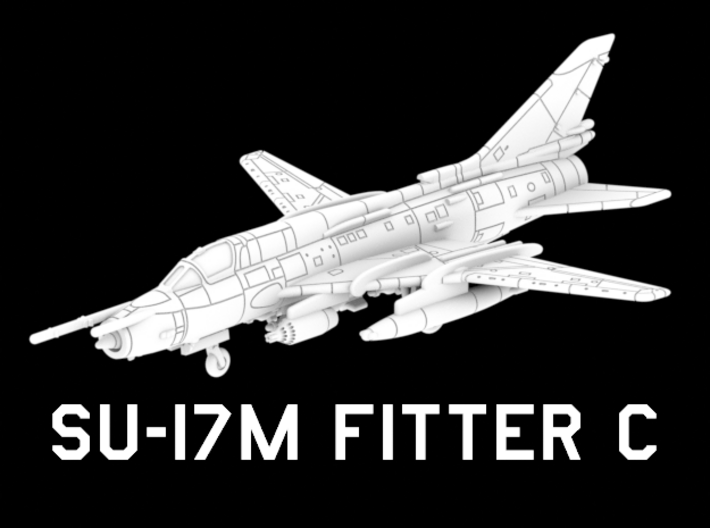 Su-17M Fitter C (Loaded, Wings Out) 3d printed