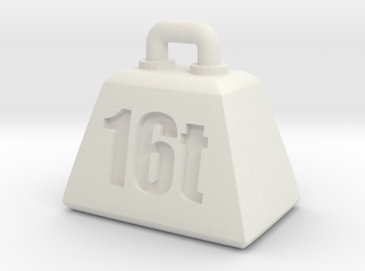 16t weight (Pendant-top) 3d printed