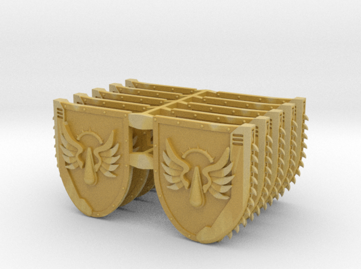 Mixed Chainshields (Flying Tear design) 3d printed