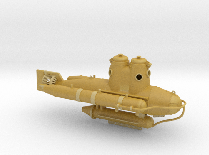 Bathyscaph submarine 3d printed
