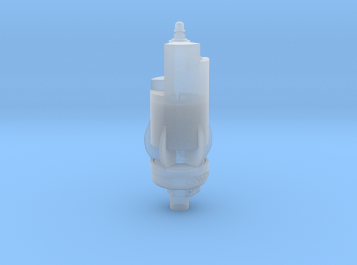 D&amp;RGW 5-Chime Steam Whistle 3d printed