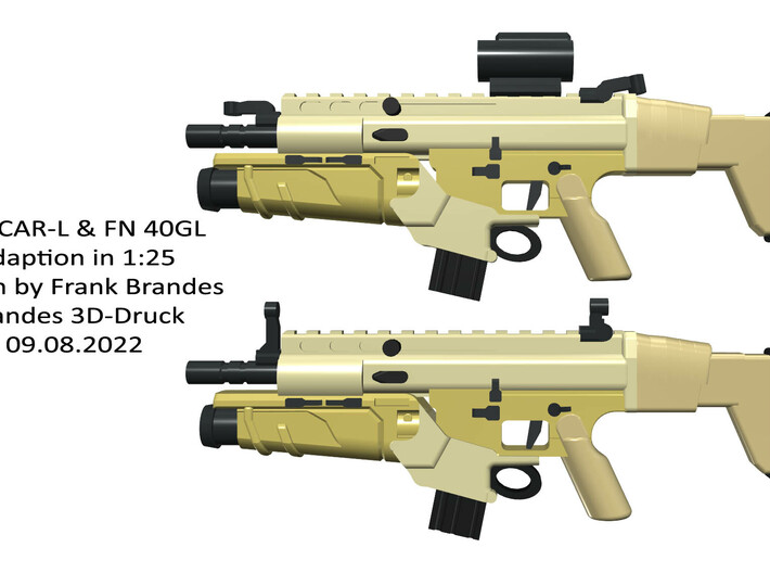 FN SCAR SET SC, L, H, FN 40GL 3d printed 