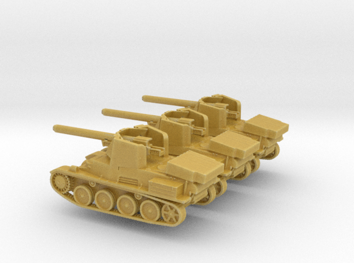 1/285th scale Toldi SPG (3 pcs) 3d printed