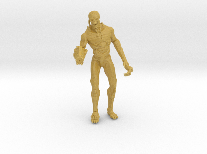 Hell Crusader Cyber Zombie miniature model games 3d printed