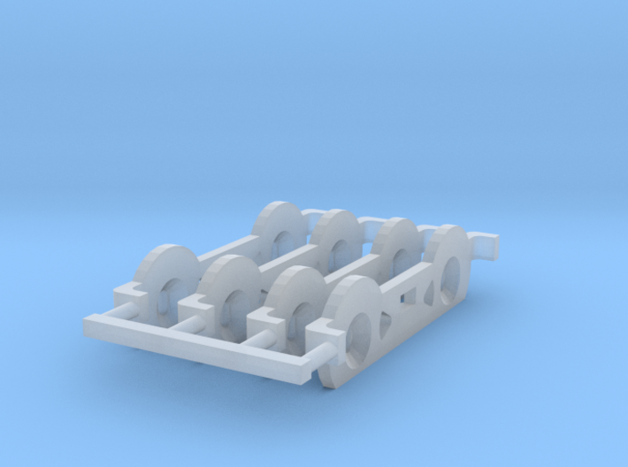 N Scale B&amp;O Doodlebug, Sideframes only 3d printed