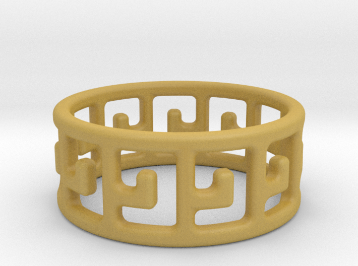Pictogram Ring All Sizes 3d printed