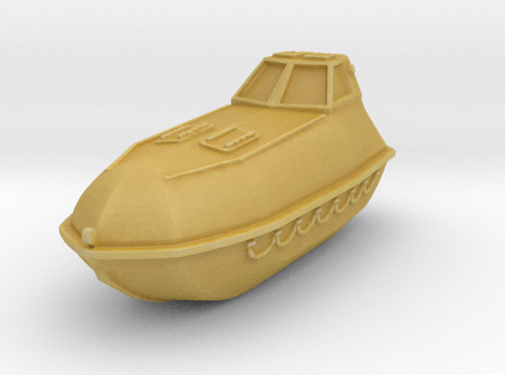 Totally Enclosed Lifeboat 3d printed