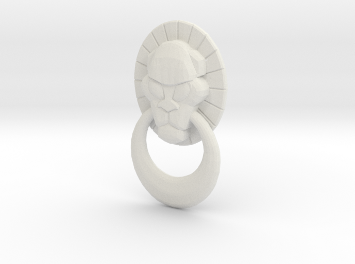Rekki-Maru Lion Ring Plate 3d printed