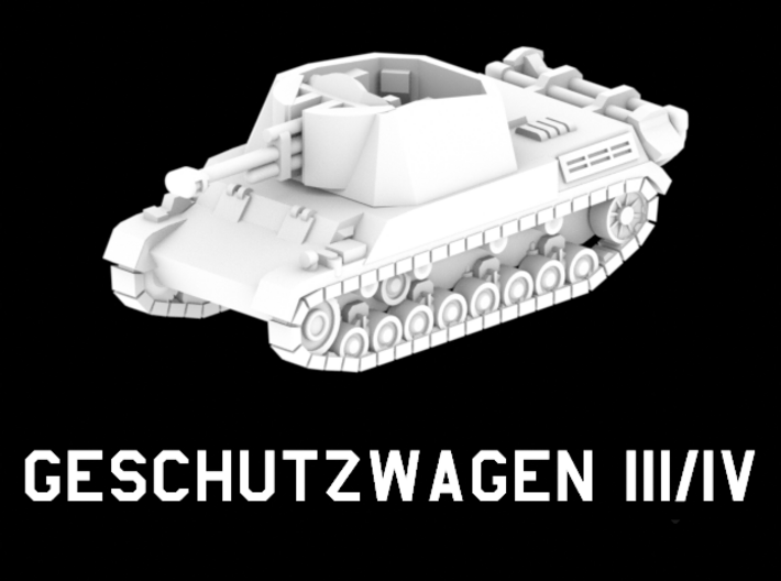 Geschutzwagen III/IV 3d printed