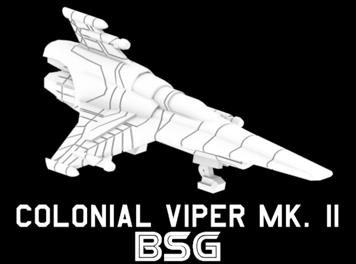 Colonial Viper Mk. VII 3d printed