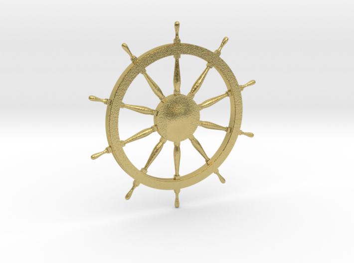 1/20 Ships Wheel (Helm) 91 mm diameter 3d printed