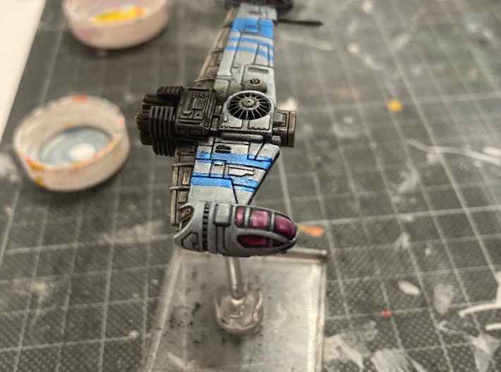 H60 Star fighter 3d printed 
