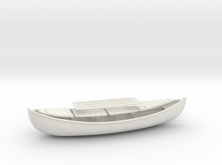 1/24 USLSS 26' Monomoy Pulling Surf Boat Set 3d printed