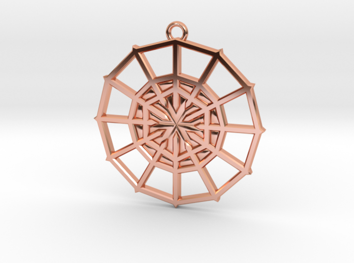 Rejection Emblem 07 Medallion (Sacred Geometry) 3d printed