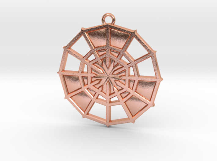 Rejection Emblem 09 Medallion (Sacred Geometry) 3d printed
