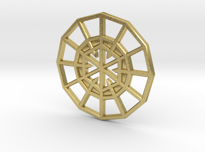 Resurrection Emblem CHARM 03 (Sacred Geometry) 3d printed