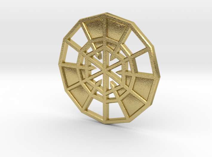 Resurrection Emblem CHARM 09 (Sacred Geometry) 3d printed